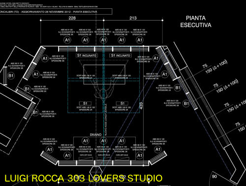 progetto acustico pannelli fonoassorbenti regia